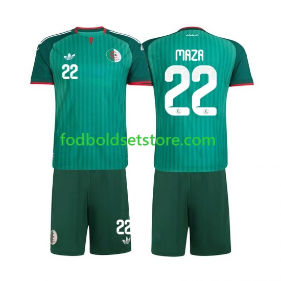 Algeriet Trøje Ibrahim Maza 22 Udebane 2026 Kort ærmer ,Børn Fodboldsæt Algeriet Trøje Ibrahim Maza 22 Udebane 2026 Kort ærmer ,Børn Fodboldsæt