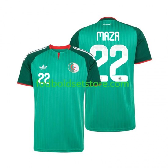 Algeriet Trøje Ibrahim Maza 22 Udebane 2026 Kort ærmer ,Mænd