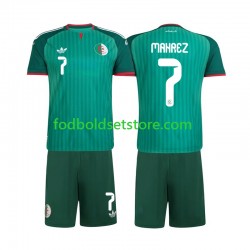 Algeriet Trøje Riyad Mahrez 7 Udebane 2026 Kort ærmer ,Børn Fodboldsæt