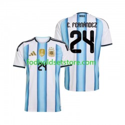 Argentina Trøje Enzo Fernandez 24 Hjemmebane World Cup 2026 Kort ærmer ,Mænd Argentina Trøje Enzo Fernandez 24 Hjemmebane World Cup 2026 Kort ærmer ,Mænd