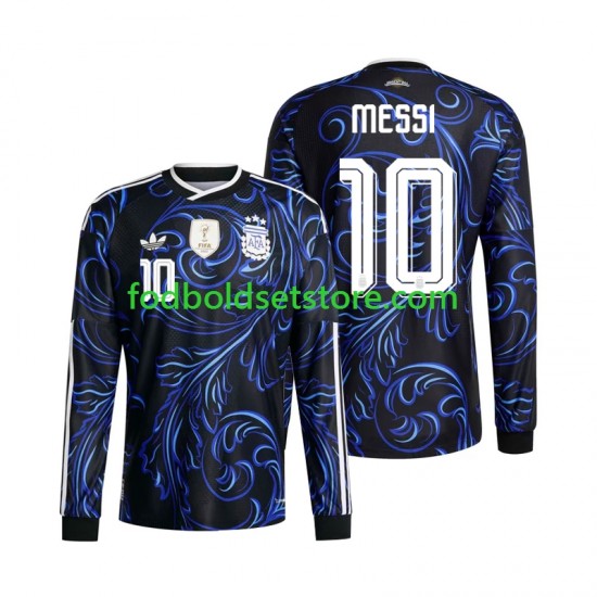 Argentina Trøje Lionel Messi 10 Udebane World Cup 2026 Lange ærmer ,Mænd