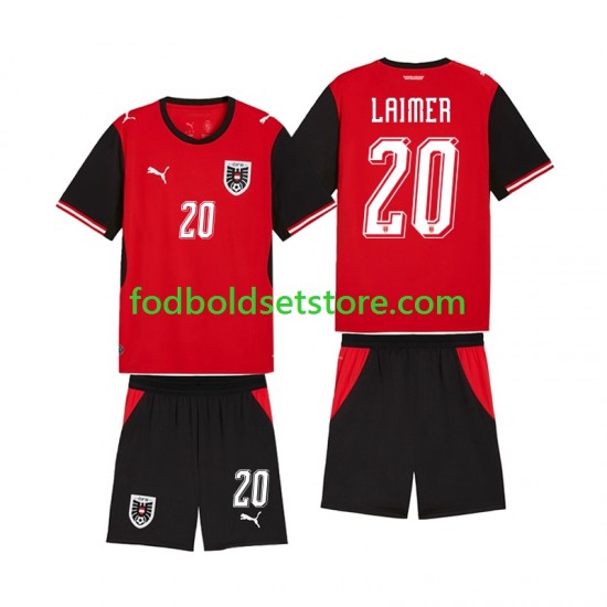 Østrig Trøje Konrad Laimer 20 Hjemmebane World Cup 2026 Kort ærmer ,Børn Fodboldsæt Østrig Trøje Konrad Laimer 20 Hjemmebane World Cup 2026 Kort ærmer ,Børn Fodboldsæt