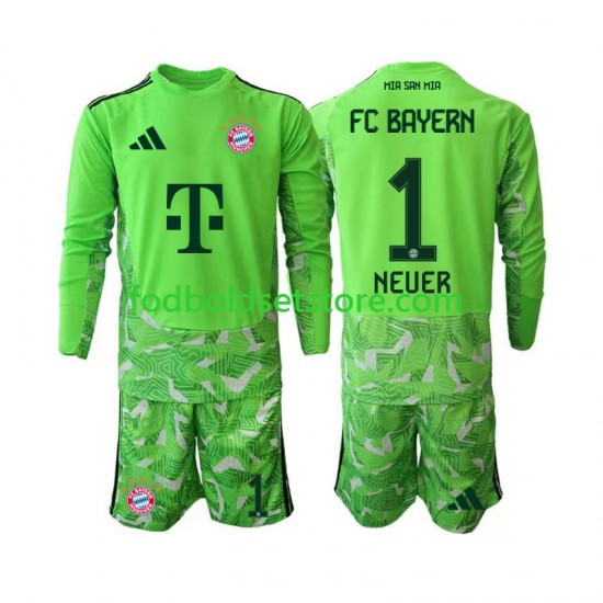 FC Bayern München Trøje Manuel Neuer 1 Målmand Hjemmebane 2026-2027 Lange ærmer ,Børn Fodboldsæt FC Bayern München Trøje Manuel Neuer 1 Målmand Hjemmebane 2026-2027 Lange ærmer ,Børn Fodboldsæt