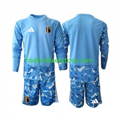 Belgien Trøje Målmand Hjemmebane World Cup 2026 Lange ærmer ,Børn Fodboldsæt Belgien Trøje Målmand Hjemmebane World Cup 2026 Lange ærmer ,Børn Fodboldsæt
