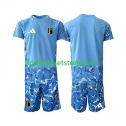 Belgien Trøje Målmand Hjemmebane World Cup 2026 Kort ærmer ,Børn Fodboldsæt Belgien Trøje Målmand Hjemmebane World Cup 2026 Kort ærmer ,Børn Fodboldsæt