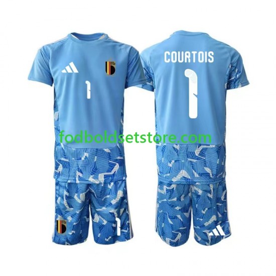 Belgien Trøje Thibaut Courtois 1 Målmand Hjemmebane World Cup 2026 Kort ærmer ,Børn Fodboldsæt Belgien Trøje Thibaut Courtois 1 Målmand Hjemmebane World Cup 2026 Kort ærmer ,Børn Fodboldsæt