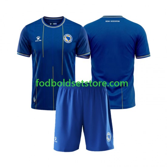 Bosnien-Hercegovina Trøje Hjemmebane World Cup 2026 Kort ærmer ,Børn Fodboldsæt Bosnien-Hercegovina Trøje Hjemmebane World Cup 2026 Kort ærmer ,Børn Fodboldsæt