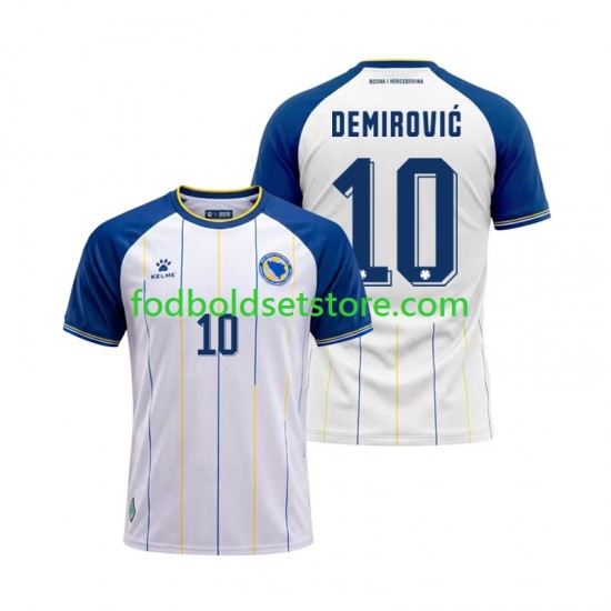 Bosnien-Hercegovina Trøje Ermedin Demirovic 10 Udebane World Cup 2026 Kort ærmer ,Mænd Bosnien-Hercegovina Trøje Ermedin Demirovic 10 Udebane World Cup 2026 Kort ærmer ,Mænd