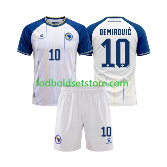 Bosnien-Hercegovina Trøje Ermedin Demirovic 10 Udebane World Cup 2026 Kort ærmer ,Børn Fodboldsæt