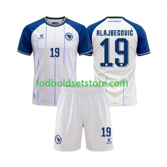 Bosnien-Hercegovina Trøje Kerim Alajbegovic 19 Udebane World Cup 2026 Kort ærmer ,Børn Fodboldsæt