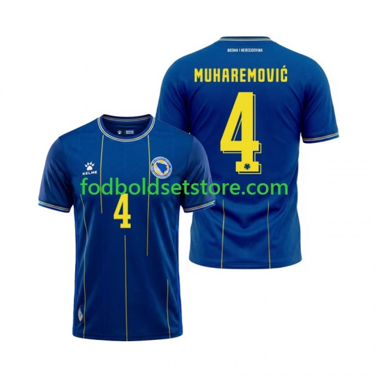 Bosnien-Hercegovina Trøje Tarik Muharemovic 4 Hjemmebane World Cup 2026 Kort ærmer ,Mænd Bosnien-Hercegovina Trøje Tarik Muharemovic 4 Hjemmebane World Cup 2026 Kort ærmer ,Mænd