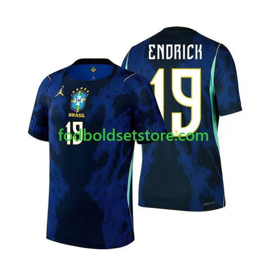Brasilien Trøje Endrick 19 Udebane World Cup 2026 Kort ærmer ,Mænd Brasilien Trøje Endrick 19 Udebane World Cup 2026 Kort ærmer ,Mænd