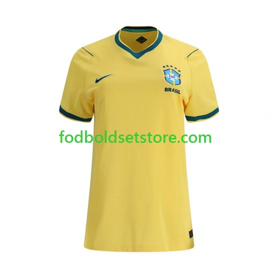 Brasilien Trøje Hjemmebane World Cup 2026 Kort ærmer ,Dame