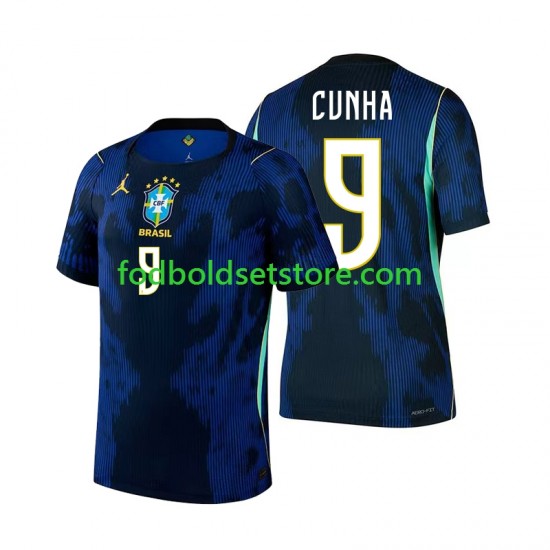 Brasilien Trøje Matheus Cunha 9 Udebane World Cup 2026 Kort ærmer ,Mænd