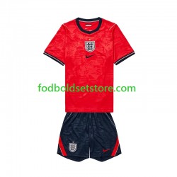 England Trøje Udebane World Cup 2026 Kort ærmer ,Børn Fodboldsæt