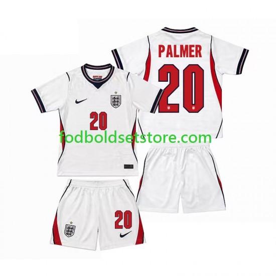 England Trøje Cole Palmer 20 Hjemmebane World Cup 2026 Kort ærmer ,Børn Fodboldsæt
