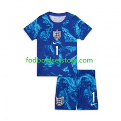 England Trøje Jordan Pickford 1 Målmand 3. Valg World Cup 2026 Kort ærmer ,Børn Fodboldsæt