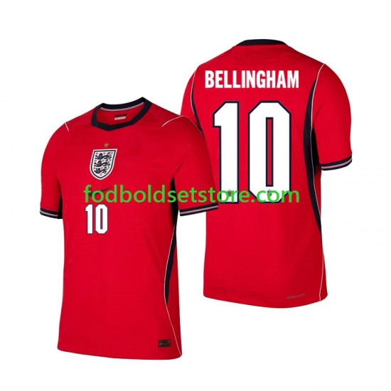 England Trøje Jude Bellingham 10 Udebane World Cup 2026 Kort ærmer ,Mænd