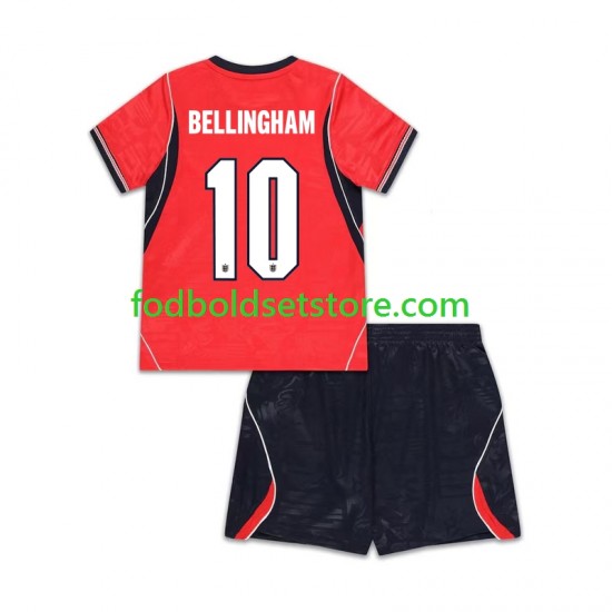 England Trøje Jude Bellingham 10 Udebane World Cup 2026 Kort ærmer ,Børn Fodboldsæt