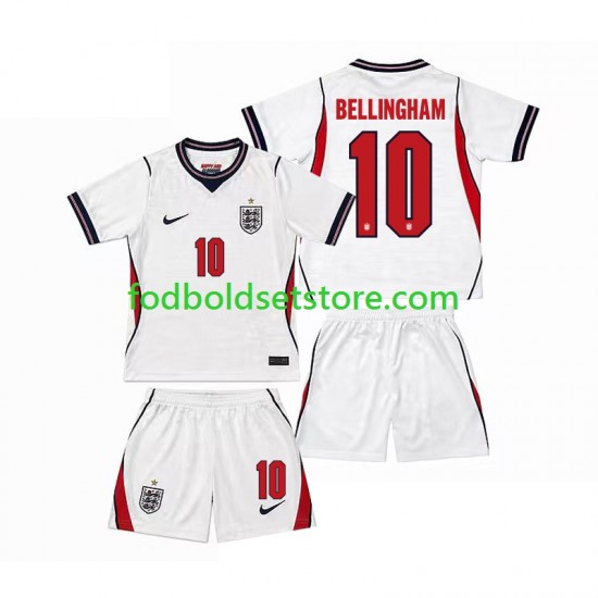 England Trøje Jude Bellingham 10 Hjemmebane World Cup 2026 Kort ærmer ,Børn Fodboldsæt