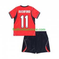 England Trøje Marcus Rashford 11 Udebane World Cup 2026 Kort ærmer ,Børn Fodboldsæt