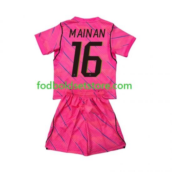 Frankrig Trøje Mike Maignan 16 Målmand Udebane World Cup 2026 Kort ærmer ,Børn Fodboldsæt