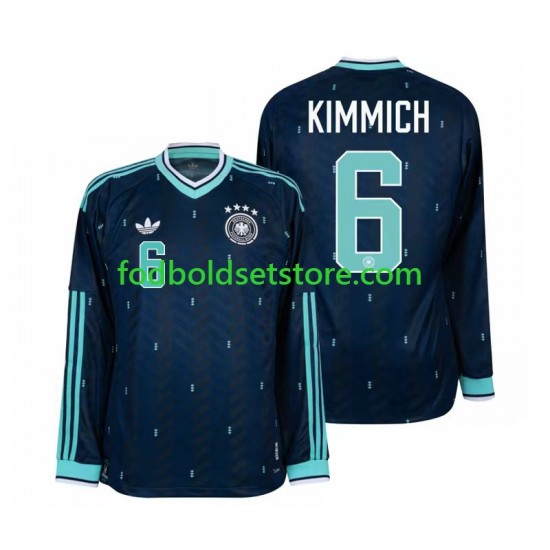 Tyskland Trøje Joshua Kimmich 6 Udebane World Cup 2026 Lange ærmer ,Mænd Tyskland Trøje Joshua Kimmich 6 Udebane World Cup 2026 Lange ærmer ,Mænd