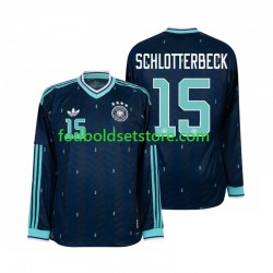 Tyskland Trøje Nico Schlotterbeck 15 Udebane World Cup 2026 Lange ærmer ,Mænd