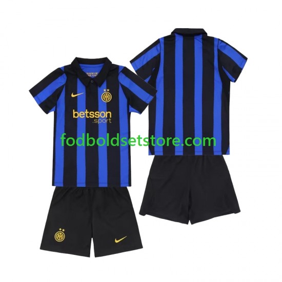 Inter Milan Trøje Hjemmebane 2026-2027 Kort ærmer ,Børn Fodboldsæt