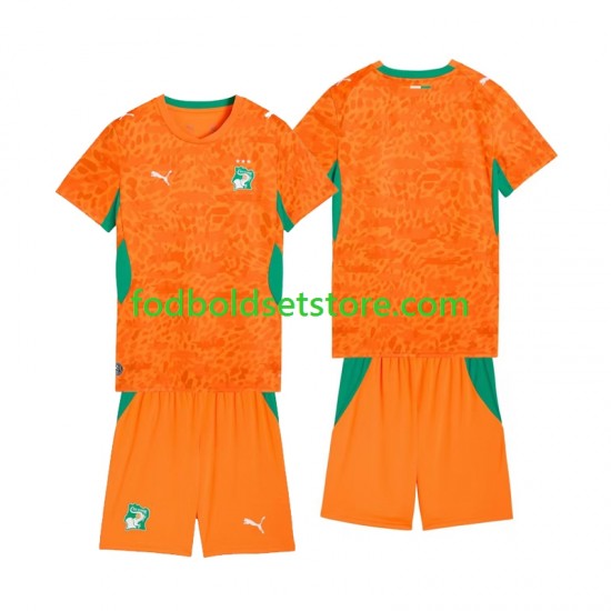 Elfenbenskysten Football Kit Mens Hjemmebane World Cup 2026 Kort ærmer ,Børn Fodboldsæt