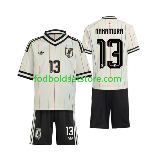 Japan Trøje Keito Nakamura 13 Udebane World Cup 2026 Kort ærmer ,Børn Fodboldsæt Japan Trøje Keito Nakamura 13 Udebane World Cup 2026 Kort ærmer ,Børn Fodboldsæt