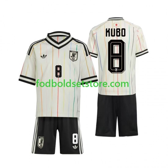 Japan Trøje Kubo 8 Udebane World Cup 2026 Kort ærmer ,Børn Fodboldsæt Japan Trøje Kubo 8 Udebane World Cup 2026 Kort ærmer ,Børn Fodboldsæt