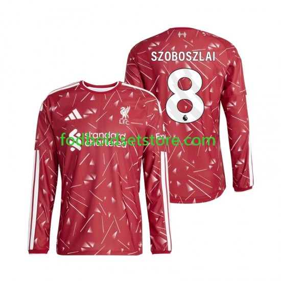 Liverpool Trøje Dominik Szoboszlai 8 Hjemmebane 2026-2027 Lange ærmer ,Mænd Liverpool Trøje Dominik Szoboszlai 8 Hjemmebane 2026-2027 Lange ærmer ,Mænd