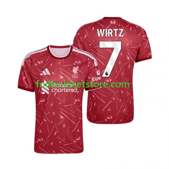 Liverpool Trøje Florian Wirtz 7 Hjemmebane 2026-2027 Kort ærmer ,Mænd Liverpool Trøje Florian Wirtz 7 Hjemmebane 2026-2027 Kort ærmer ,Mænd