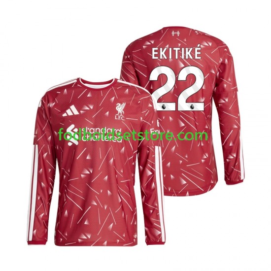 Liverpool Trøje Hugo Ekitike 22 Hjemmebane 2026-2027 Lange ærmer ,Mænd Liverpool Trøje Hugo Ekitike 22 Hjemmebane 2026-2027 Lange ærmer ,Mænd