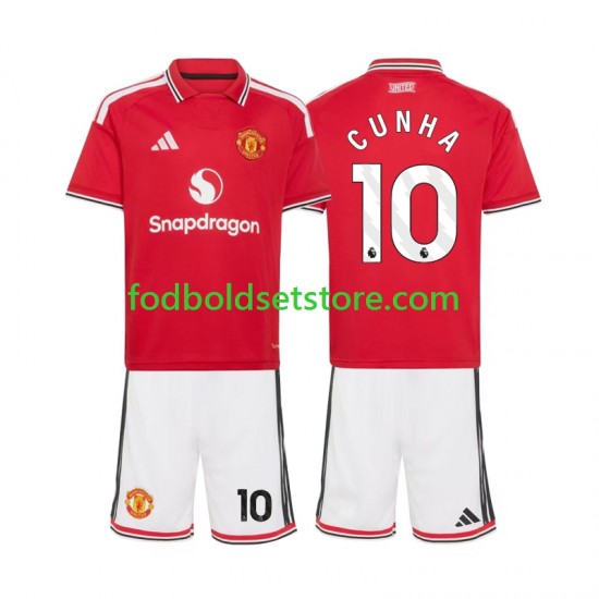 Manchester United Trøje Matheus Cunha 10 Hjemmebane 2026-2027 Kort ærmer ,Børn Fodboldsæt Manchester United Trøje Matheus Cunha 10 Hjemmebane 2026-2027 Kort ærmer ,Børn Fodboldsæt