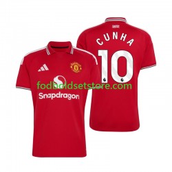Manchester United Trøje Matheus Cunha 10 Hjemmebane 2026-2027 Kort ærmer ,Mænd