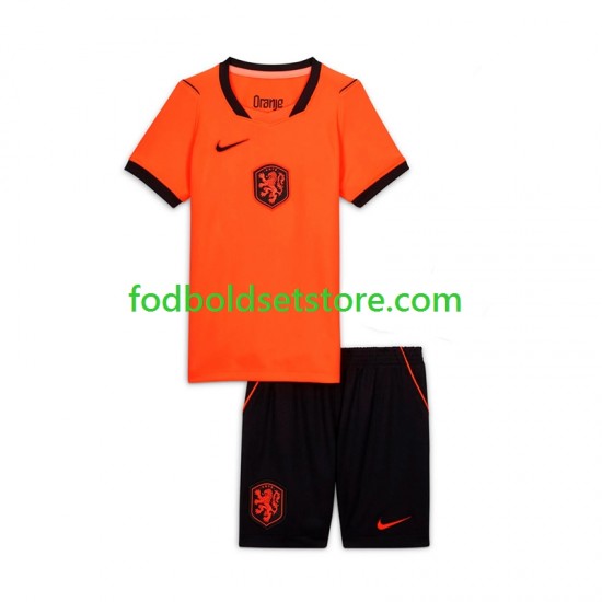 Holland Trøje Hjemmebane World Cup 2026 Kort ærmer ,Børn Fodboldsæt