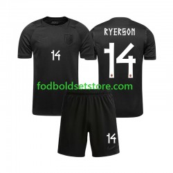 Norge Trøje Julian Ryerson 14 Udebane World Cup 2026 Kort ærmer ,Børn Fodboldsæt