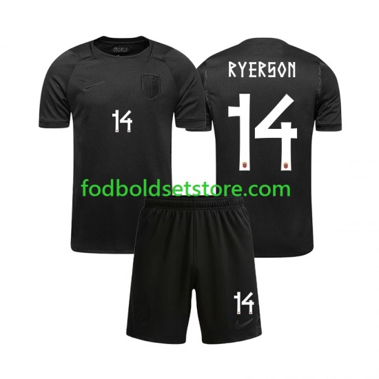 Norge Trøje Julian Ryerson 14 Udebane World Cup 2026 Kort ærmer ,Børn Fodboldsæt