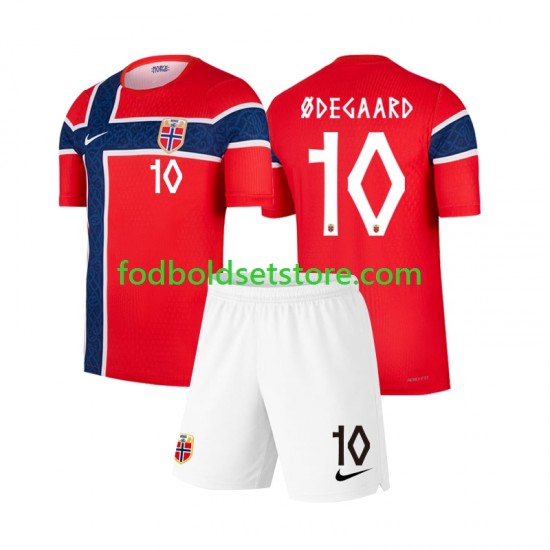 Norge Trøje Martin Odegaard 10 Hjemmebane World Cup 2026 Kort ærmer ,Børn Fodboldsæt Norge Trøje Martin Odegaard 10 Hjemmebane World Cup 2026 Kort ærmer ,Børn Fodboldsæt