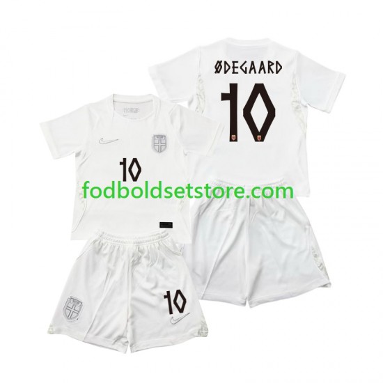 Norge Trøje Martin Odegaard 10 3. Valg World Cup 2026 Kort ærmer ,Børn Fodboldsæt