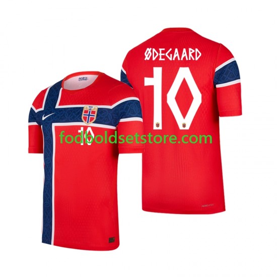 Norge Trøje Martin Odegaard 10 Hjemmebane World Cup 2026 Kort ærmer ,Mænd