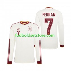 Spanien Trøje Ferran Torres 7 Udebane World Cup 2026 Lange ærmer ,Mænd