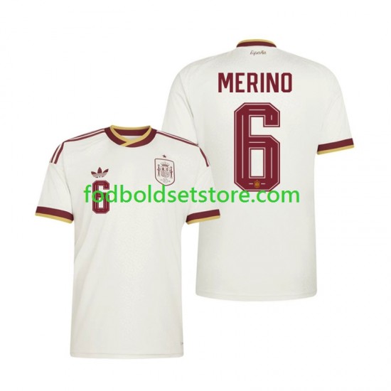 Spanien Trøje Mikel Merino 6 Udebane World Cup 2026 Kort ærmer ,Mænd