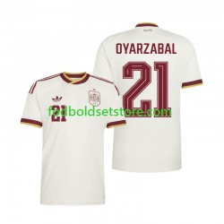 Spanien Trøje Mikel Oyarzabal 21 Udebane World Cup 2026 Kort ærmer ,Mænd