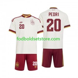 Spanien Trøje Pedri 20 Udebane World Cup 2026 Kort ærmer ,Børn Fodboldsæt Spanien Trøje Pedri 20 Udebane World Cup 2026 Kort ærmer ,Børn Fodboldsæt