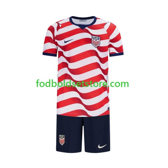 USA Trøje Hjemmebane World Cup 2026 Kort ærmer ,Børn Fodboldsæt