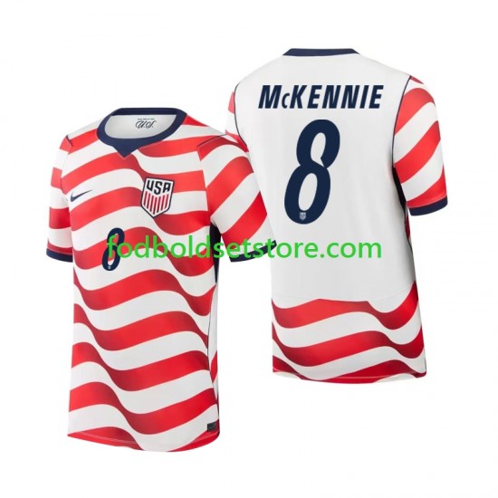 USA Trøje Weston McKennie 8 Hjemmebane World Cup 2026 Kort ærmer ,Mænd USA Trøje Weston McKennie 8 Hjemmebane World Cup 2026 Kort ærmer ,Mænd