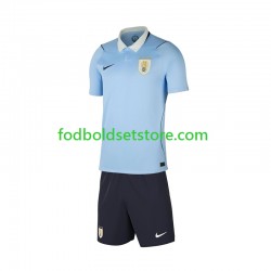 Uruguay Trøje Hjemmebane World Cup 2026 Kort ærmer ,Børn Fodboldsæt